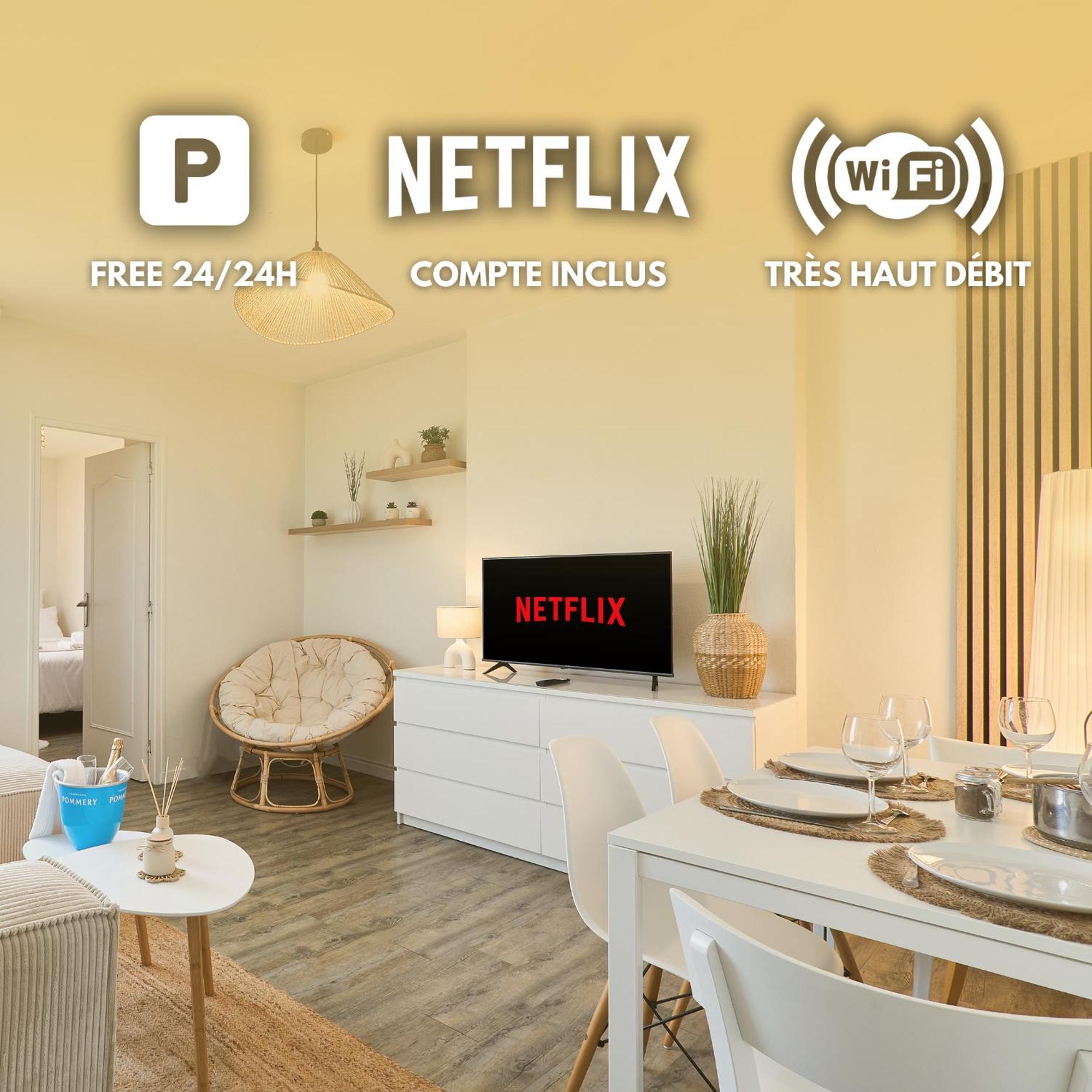Le Petillant, Gare Centre-Ville, Netflix, Wifi Reims Exterior foto